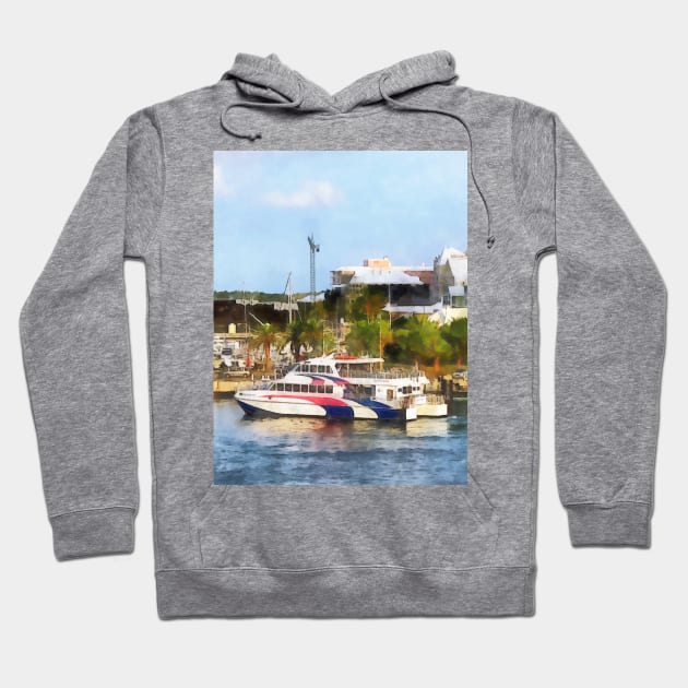 Bermuda - Dock at King's Wharf Hoodie by SusanSavad